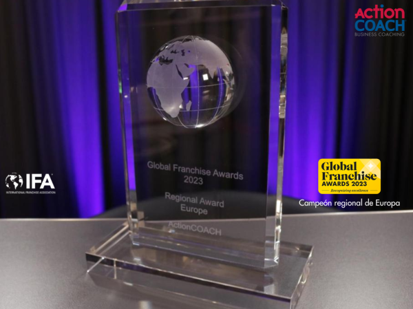 La franquicia ActionCOACH es reconocida por Global Franchise Awards como la Mejor Franquicia Regional en Europa