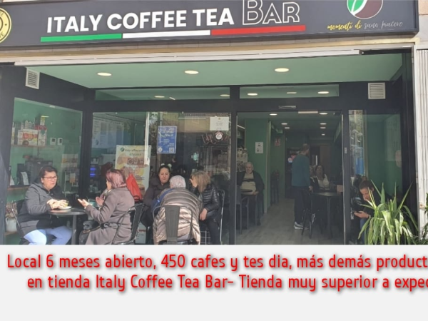 Italy Coffee Tea Store, bar, cafetería, tienda, distribución, éxito = diferenciación.