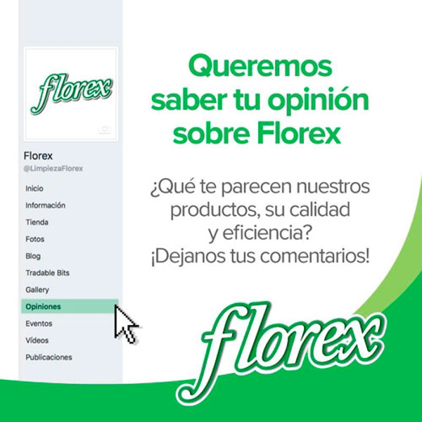 Opina sobre tus productos favoritos de la franquicia Florex